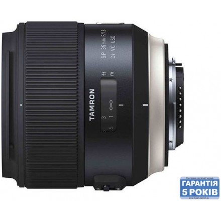 Объектив Tamron SP 35mm F/1.8 Di VC USD для Canon Объектив Tamron SP 35mm F/1.8 Di VC USD для Canon